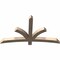 Ekena Millwork Davenport Smooth Timber Gable Bracket, Douglas Fir, 60"W x 35"H x 3 1/2"D x 3 1/2"F, 14/12 Pitch GBW060X35X0404DAV00SDF - alternate 4